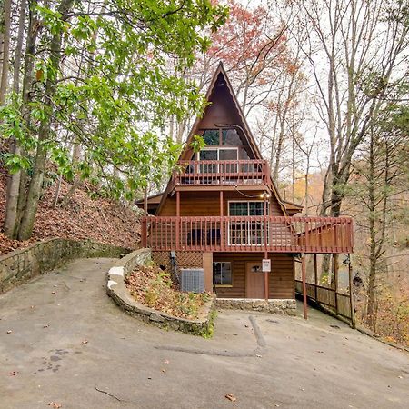 Gatlinburg A-Frame Home With Hot Tub Near Parkway 外观 照片